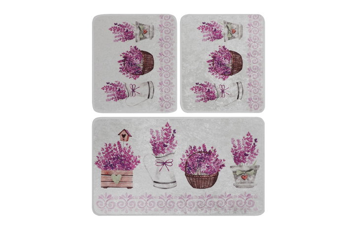 Mijölnir Giardino Di Lavanda Djt Juego de alfombrillas de baño Multicolor Mijölnir Giardino Di Lavanda Djt Juego de alfombrillas de baño Multicolor